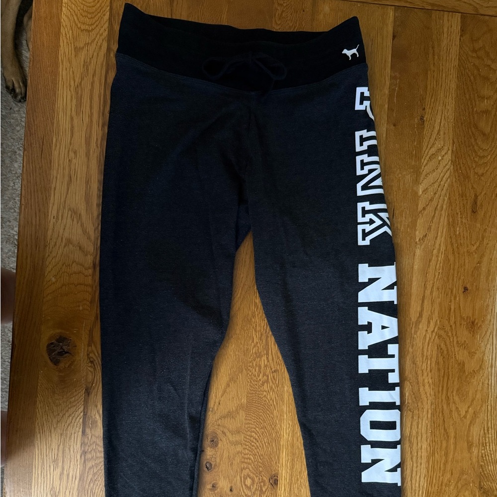 Victoria's Secret PINK Nation Black Joggers
